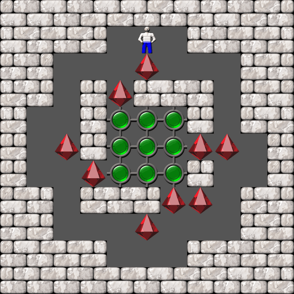 Сокобан More Bugs collections уровень 279
